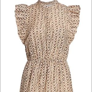 Joie chevron print dress